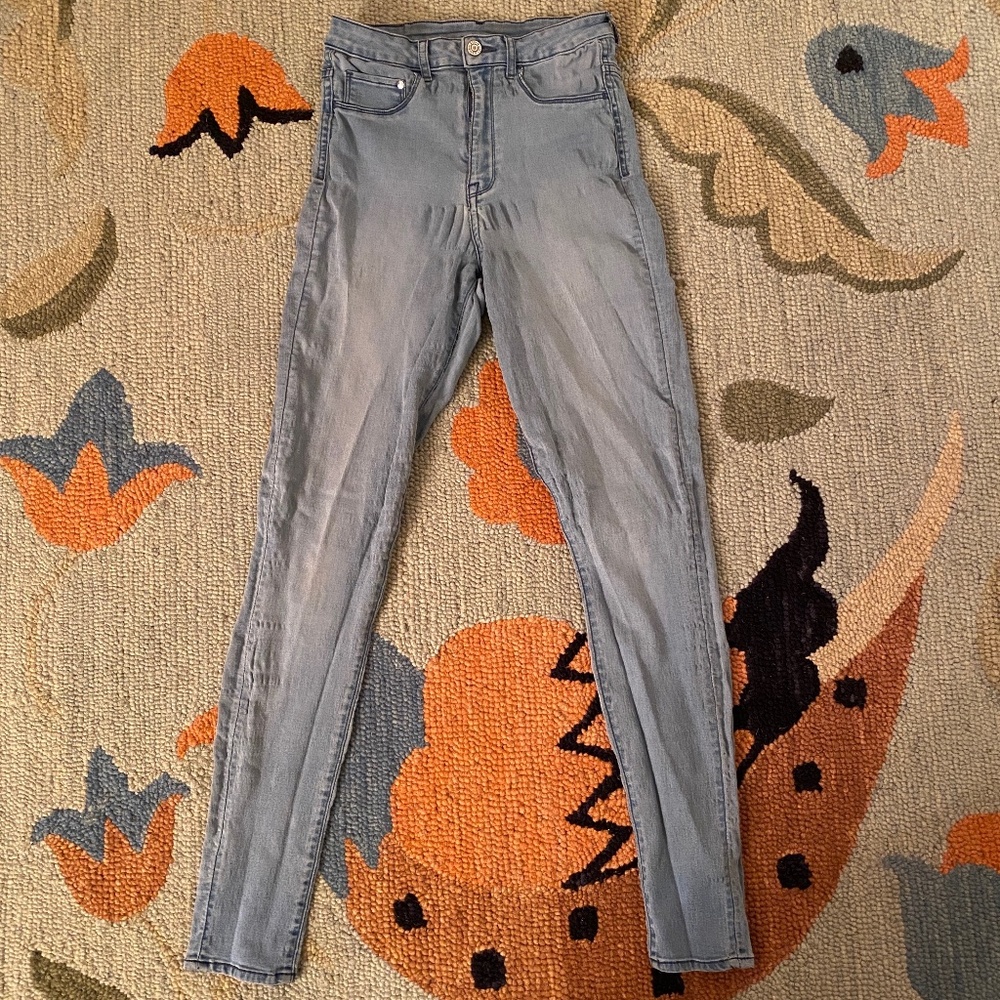 &DENIM I H&M I High Waist Jeggings I 28/30